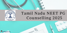 TN NEET PG Counselling 2025